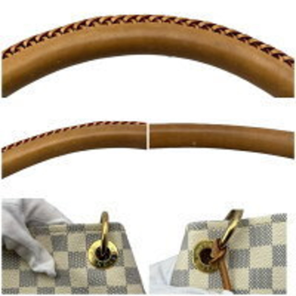 Louis Vuitton Artsy Damier Azur White Shoulder Bag - Picture 6 of 6